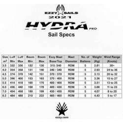 Windsurfen 2021 EZZY Hydra Pro Foil Performance