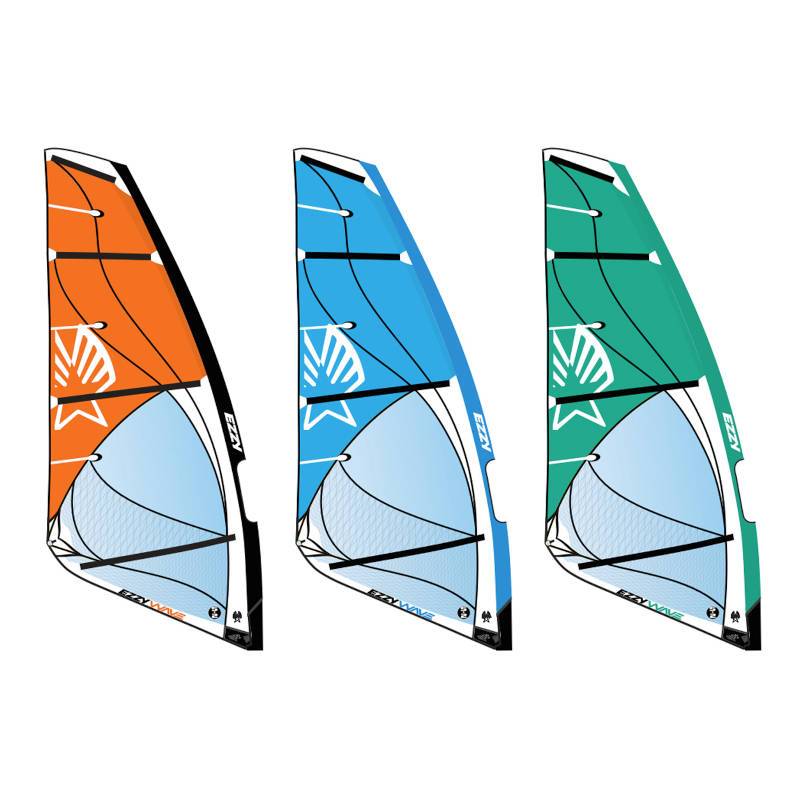 Windsurfen 2025 Ezzy Wave 4 Latten Segel