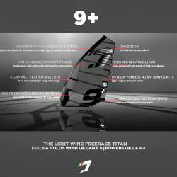 Windsurfen Point-7 9+ Light Wind Titan Freerace