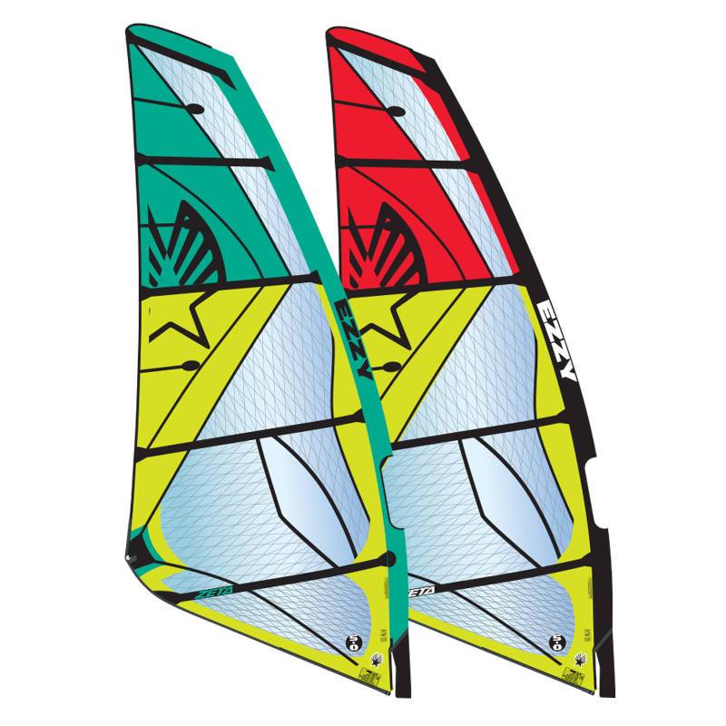 Windsurfen 2026 EZZY Zeta 5 Latten Power Wave