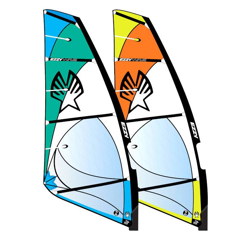 Windsurfen 2026 Ezzy Wave 4 Latten Segel