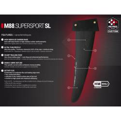 Windsurfen Select M88 Supersport Carbon Freerace Finne